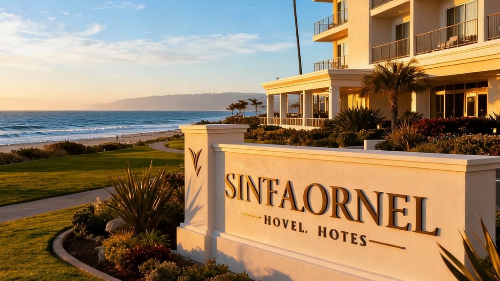 luxury oceanfront hotel in Avila Beach with infinity pool and ocean views